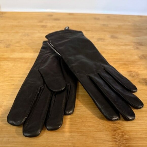 Black leather gloves with Thinsulate - NWT - Picture 7 of 16